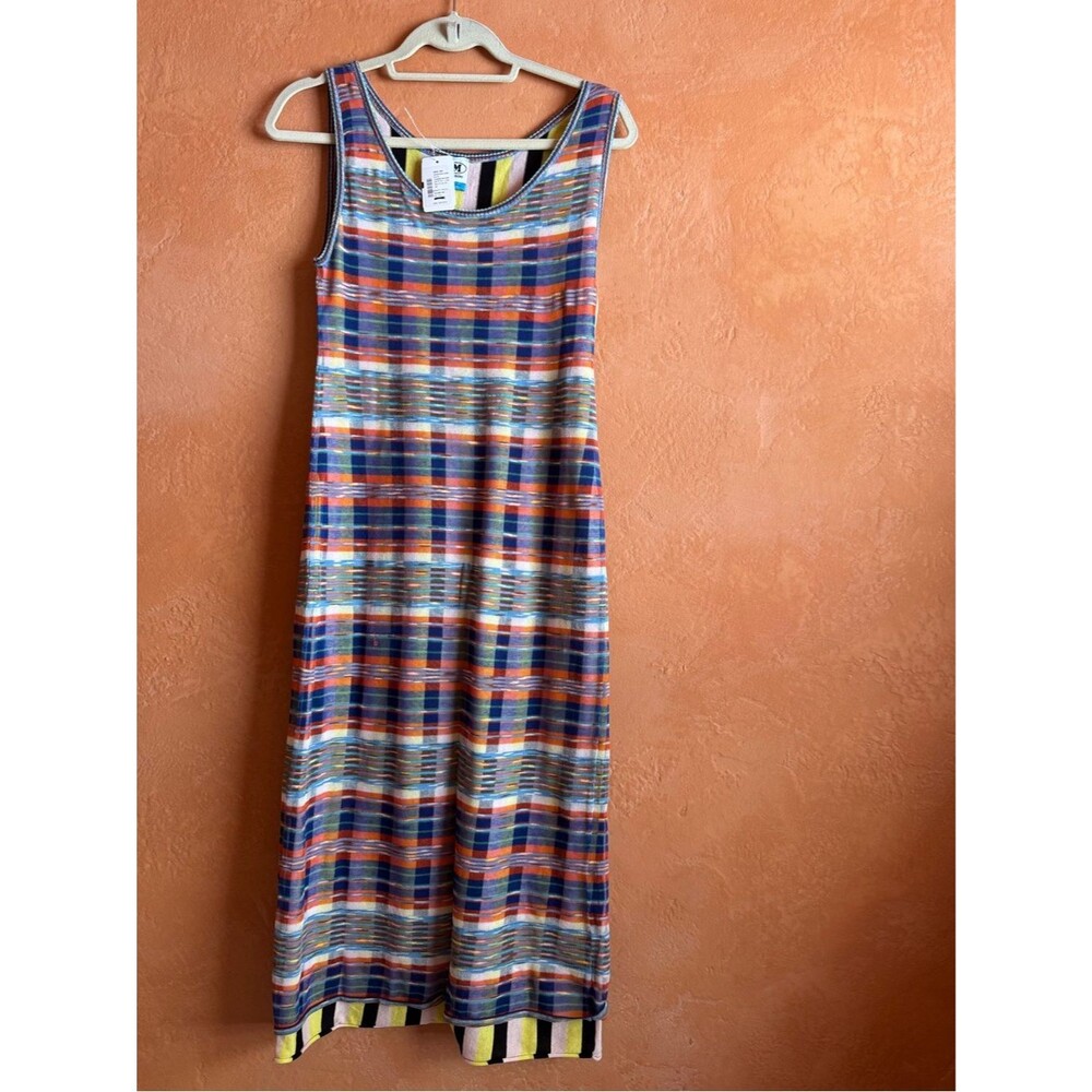 NWT Missoni Collection Knit Sleeveless Midi Dress IT 40 Multicolor $1100 MSRP